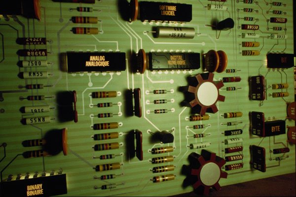 519030 National Museum Of Science And Tech., Computers Exhibit A4 Photo Print