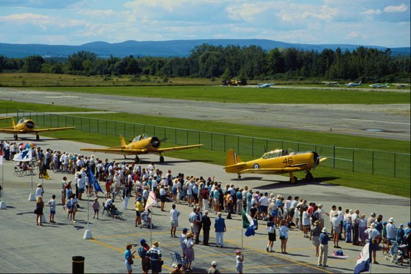 519046 National Aviation Museum, Taxiing Harvards A4 Photo Print
