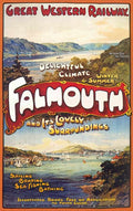 52 Falmouth Poster Vintage Advert A4 Photo Print