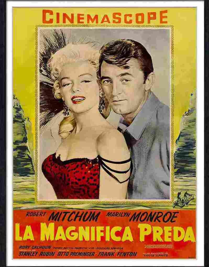 52 river of no return marilyn monroe robert mitchum Advert A4 Photo Print