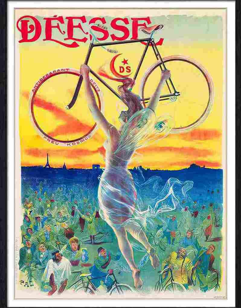 520 05 deesse cycles france pal Advert A4 Photo Print
