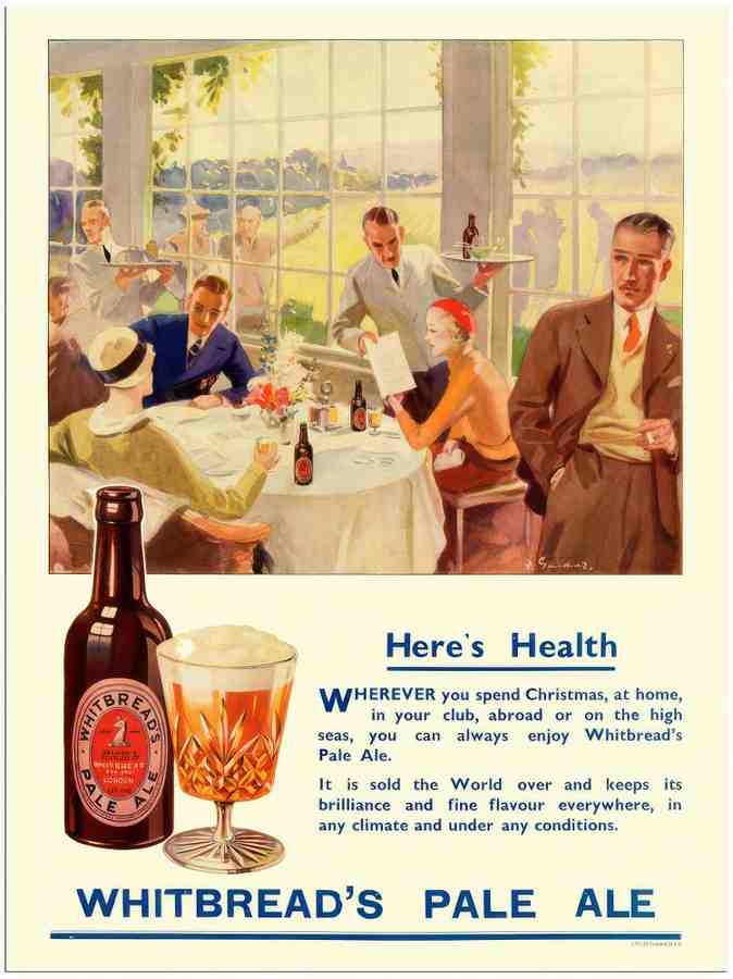 520 whitbread pale ale 2 Vintage Advert A4 Photo Print