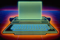 520002 Graphic Typewriter A4 Photo Print