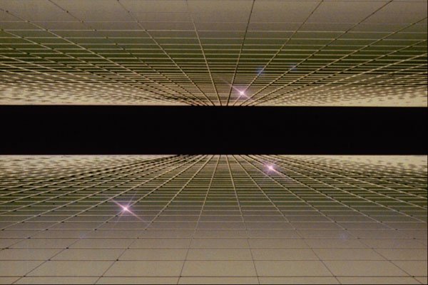 520004 Space grid, top and bottom A4 Photo Print