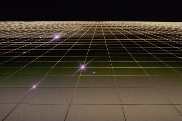 520005 Space Perspective Grid A4 Photo Print