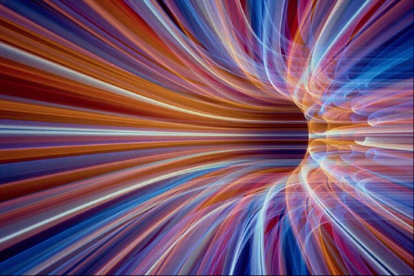 520010 Fiber Optic Streak Tunnel A4 Photo Print