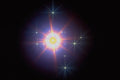 520022 Glowing Star Angels A4 Photo Print