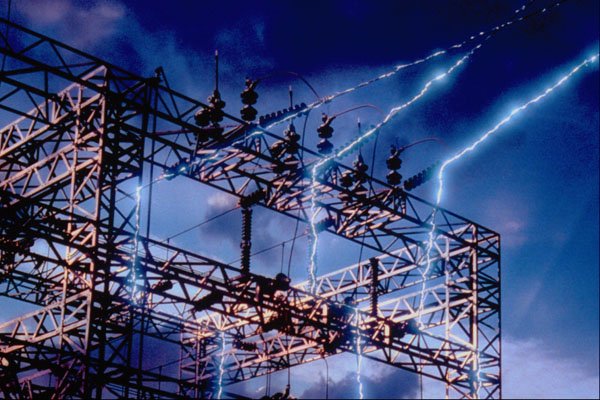 520040 Electrical Power Substation A4 Photo Print