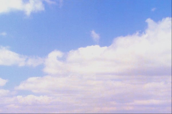 520061 White Clouds, Daytime A4 Photo Print