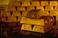 520096 Stacks Of Gold Bars A4 Photo Print