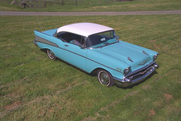 521004 1957 Chevrolet Bel Air A4 Photo Print