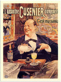 523 absinthe cusenier fransisco tamagno drinks poster 1890s 2 Vintage Advert A4 Photo Print