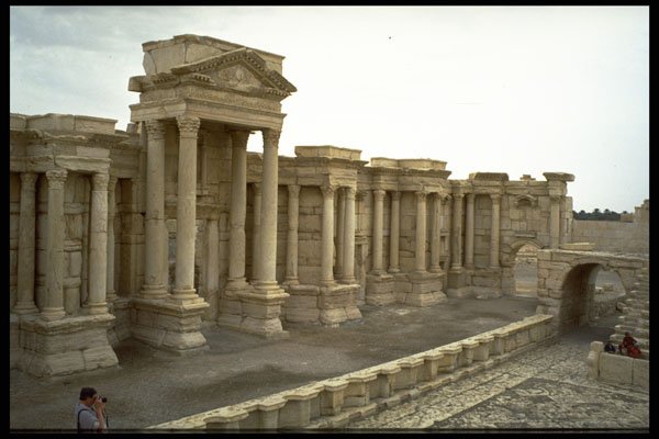 525043 Ruins Of The Theater In Tadmor, Syria A4 Photo Print