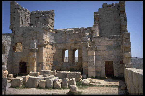 525044 Ruins Of A Church, Simeono, Syria A4 Photo Print