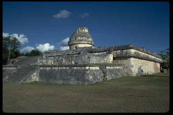 525061 Observatory At Chichen Itza, Mexico A4 Photo Print