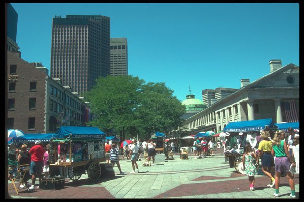 526003 Quincy Market A4 Photo Print