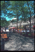 526004 Shaded Street, Quincy Market A4 Photo Print