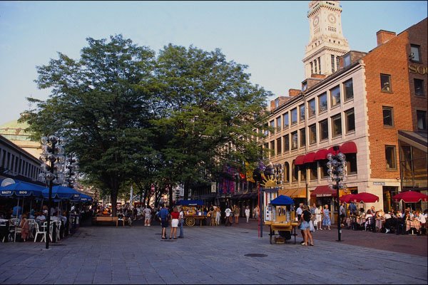 526018 Faneuil Hall Market A4 Photo Print