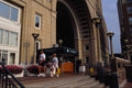526025 Tourists Enjoying The Harbor Front A4 Photo Print