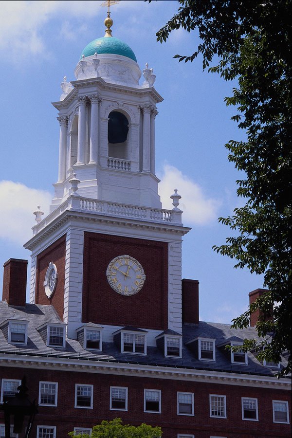 526032 Harvard University Clock Tower A4 Photo Print