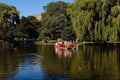 526052 Swan Boats And Lagoon A4 Photo Print