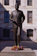 526054 John F. Kennedy Statue A4 Photo Print