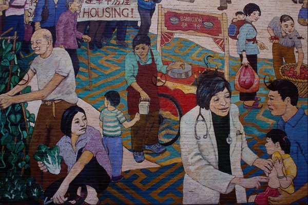 526084 Chinese Mural A4 Photo Print
