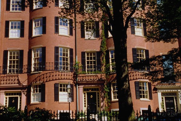 526098 Victorian Row Houses A4 Photo Print