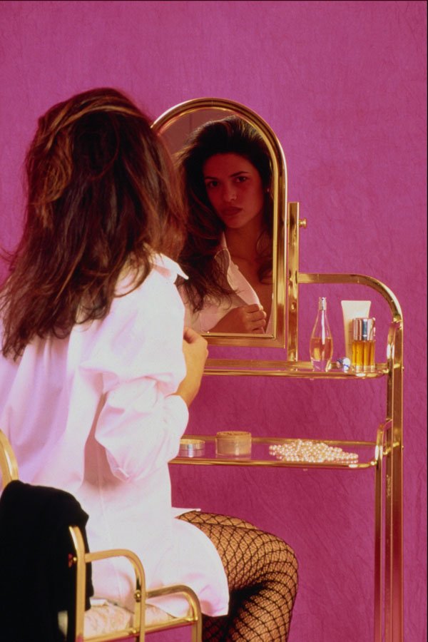 527067 Woman At Vanity A4 Photo Print
