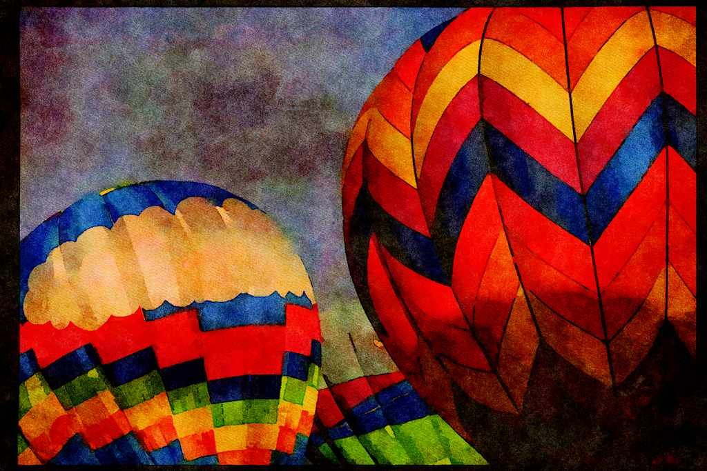 528002 Threesome A4 Limited Edition Watercolour Print