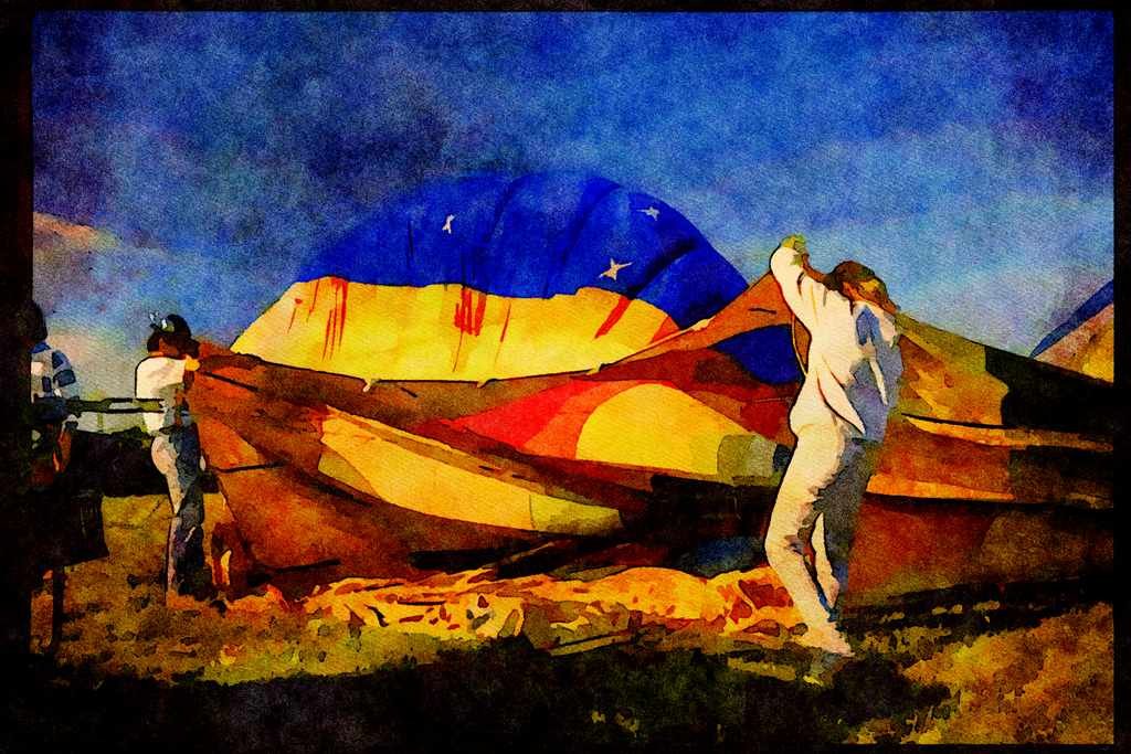 528018 Teamwork A4 Limited Edition Watercolour Print