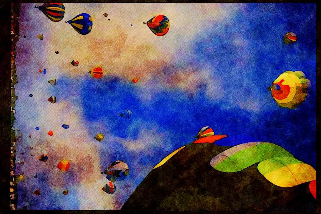 528023 Scattered A4 Limited Edition Watercolour Print