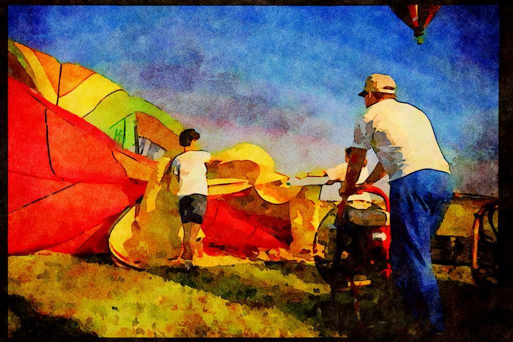528031 Preparing A4 Limited Edition Watercolour Print