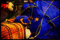 528033 Blue Flame A4 Limited Edition Watercolour Print