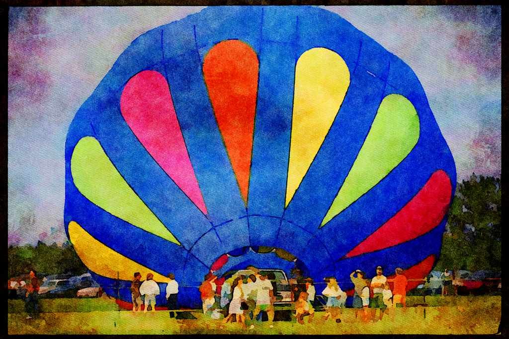528040 Surrounded A4 Limited Edition Watercolour Print