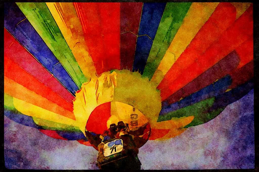 528044 Rainbow Close up A4 Limited Edition Watercolour Print