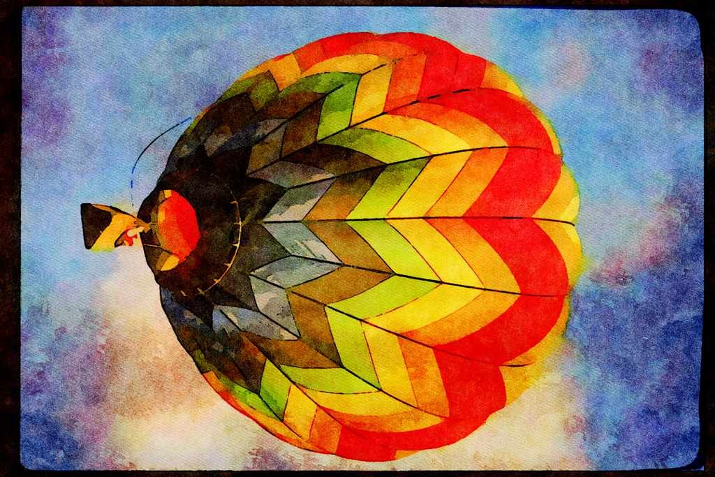 528046 Zigzags A4 Limited Edition Watercolour Print