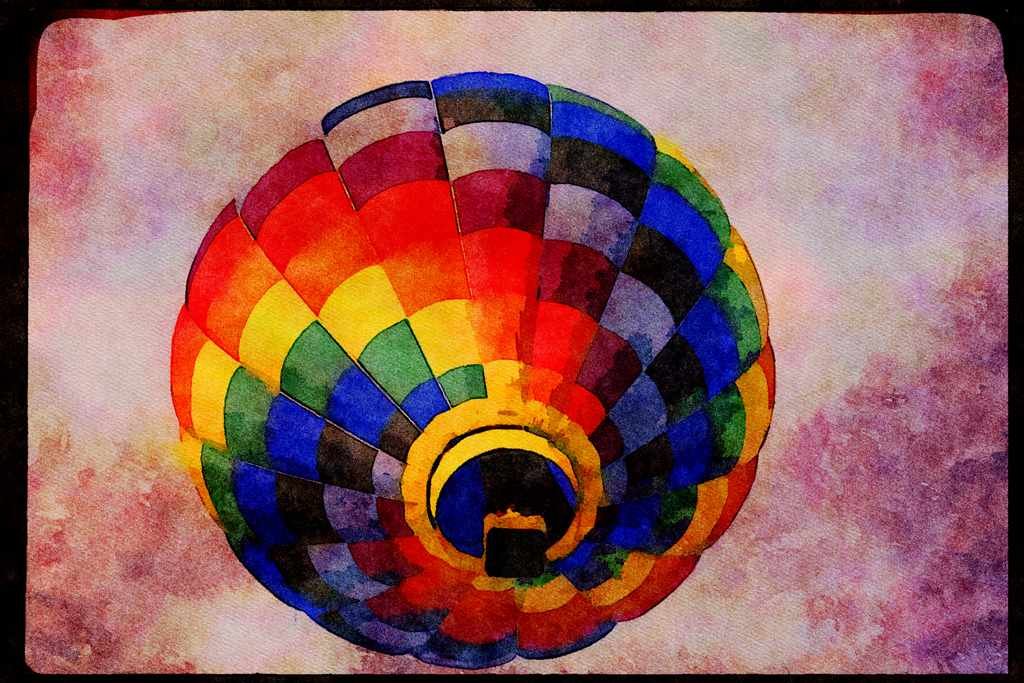 528049 Diagonal Drift A4 Limited Edition Watercolour Print