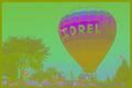 528065 Hot air Balloon With Spectators A4 Photo Print