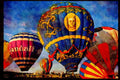 528066 Hot air Balloons A4 Limited Edition Watercolour Print
