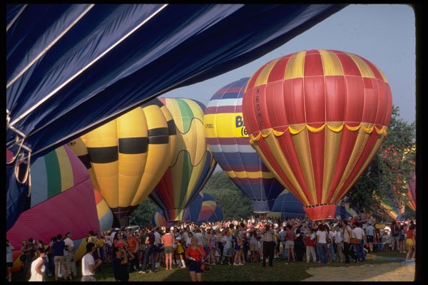 528070 Hot air Balloon Race, Pennsylvania To New York A4 Photo Print
