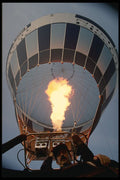528074 View From Basket Of Nuclear Electric's Balloon A4 Photo Print