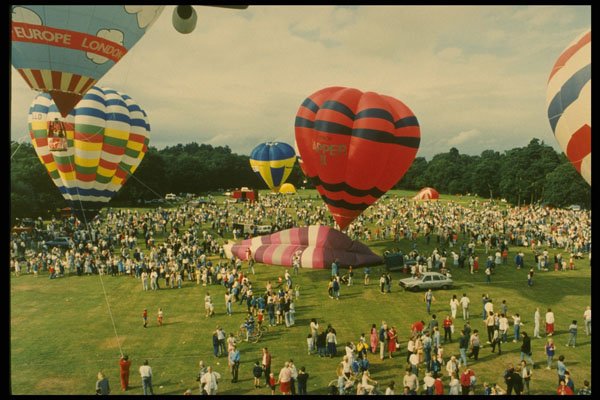528080 View From Tethered Balloon At Soton Balloon Festival A4 Photo Print