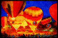 528082 Balloon Glow A4 Limited Edition Watercolour Print