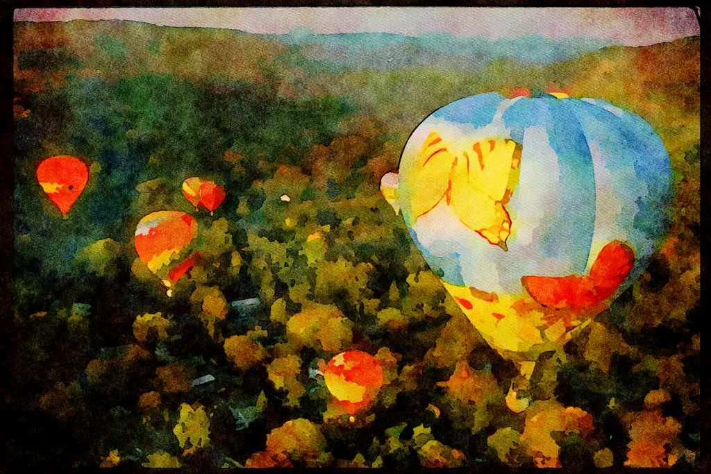 528084 Papillon A4 Limited Edition Watercolour Print