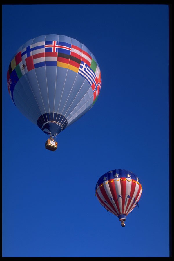 528089 Balloons In Flight A4 Photo Print