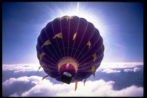 528095 Hot air Balloon A4 Photo Print