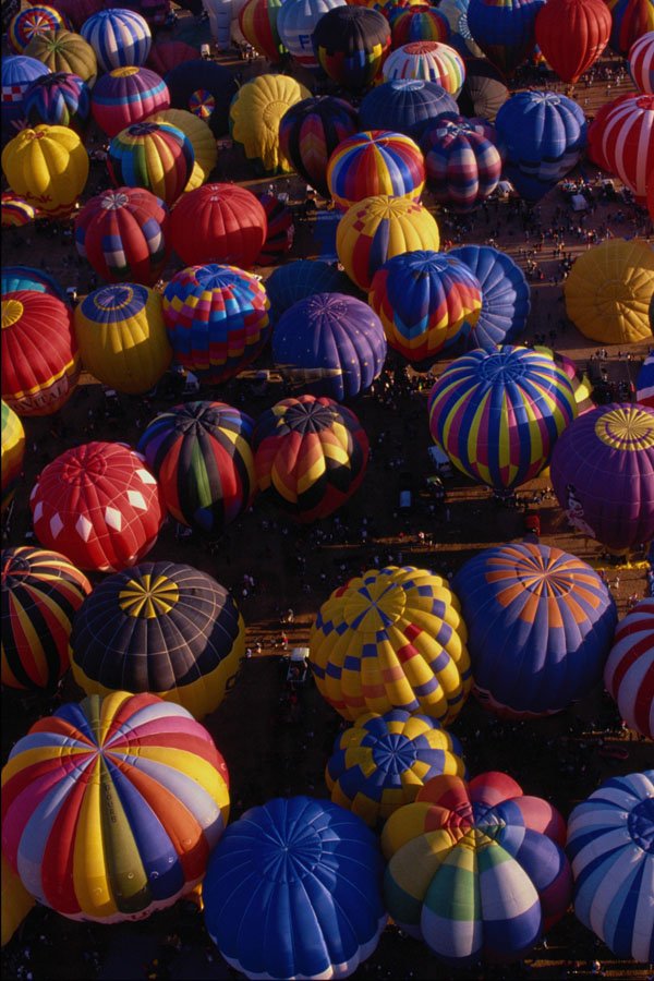 528098 Albuquerque Balloon Fiesta 1993 A4 Photo Print