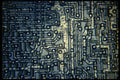 529004 Silicone Microchip Magnified 50 Times A4 Photo Print