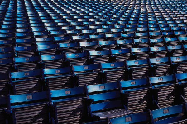 529031 Stadium Seats A4 Photo Print